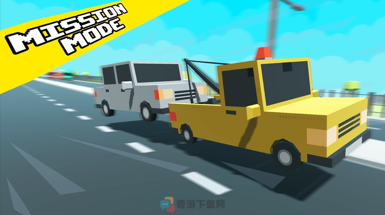 疯狂之路拖车游戏中文版（Crazy Road: Tow Truck）图片1