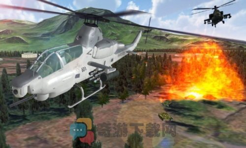 模拟直升机飞行