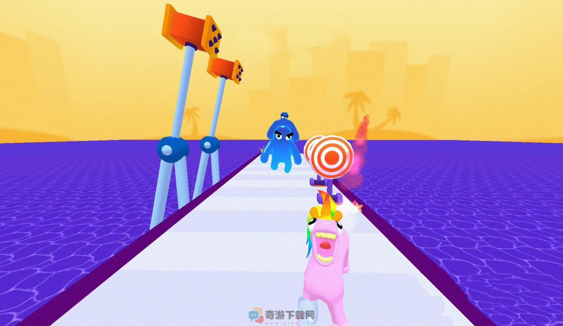 果冻人战斗跑酷3D游戏安卓版（Jelly Shoot 3D）图片1