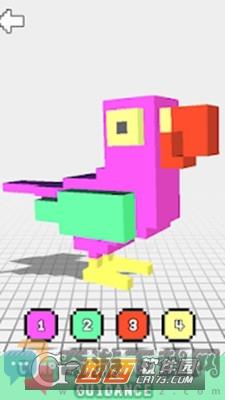 鸟类涂色书3D版