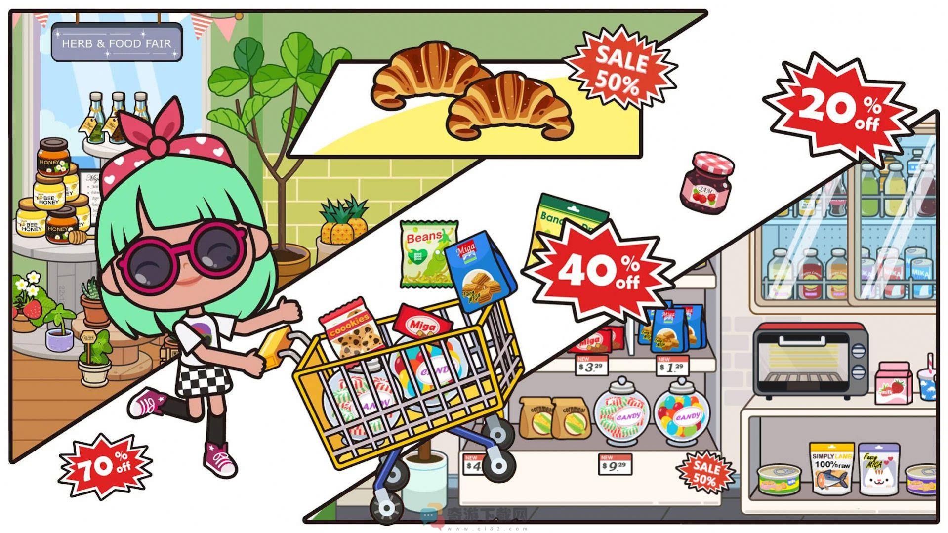 米加迷你商店购物游戏安卓版图片1