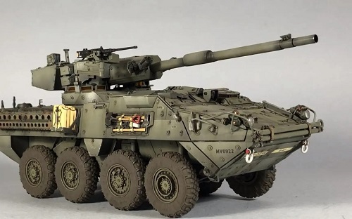 《巅峰坦克》轻体型重火力—新型军需轮式突击炮MGS M1128服役