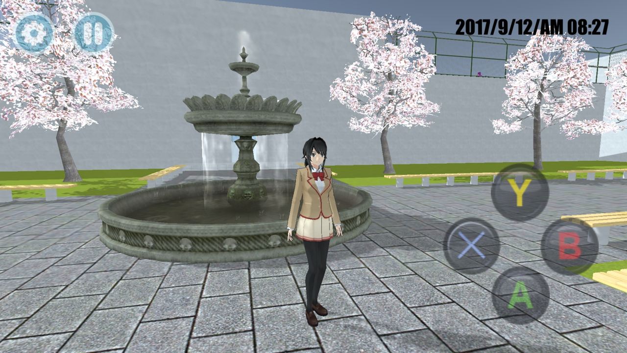 樱花高校校园模拟器下载最新版中文破解版 1.0.7截图1
