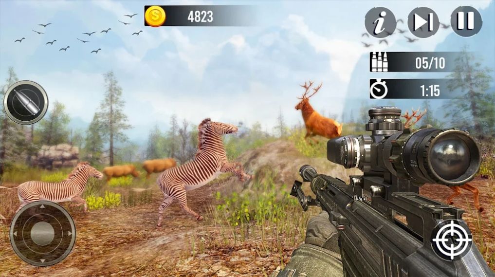 狙击手鹿射击猎人3D截图1